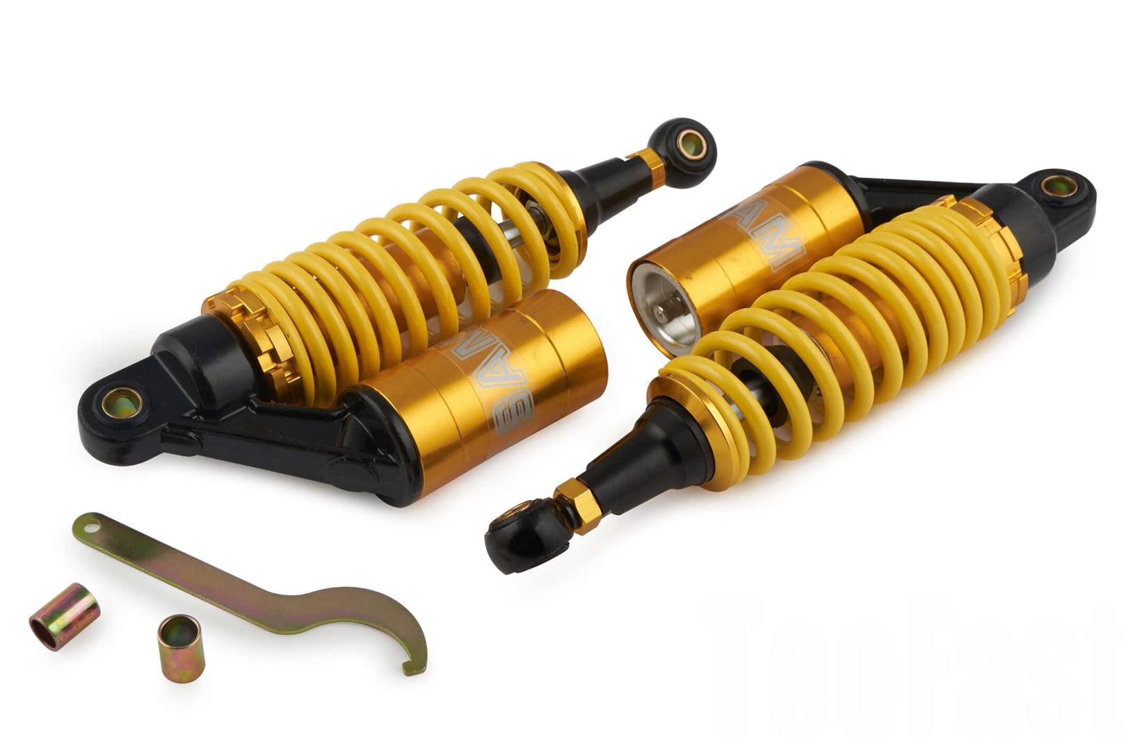 Амортизаторы (пара)   универсальные   320mm, газомасляные, тюнинг   (желтые)   NET