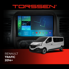 Штатна магнітола Torssen 2K Renault Trafic 2014+ FL9 4+64Gb 4G Carplay DSP