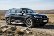Бокові пороги Mevsim Grey (2 шт., Алюміній) BMW X3 F25 2011-2018 рр.