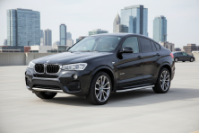Бокові пороги Tayga Grey (2 шт., Алюміній) BMW X4 F26 2014-2018 рр.