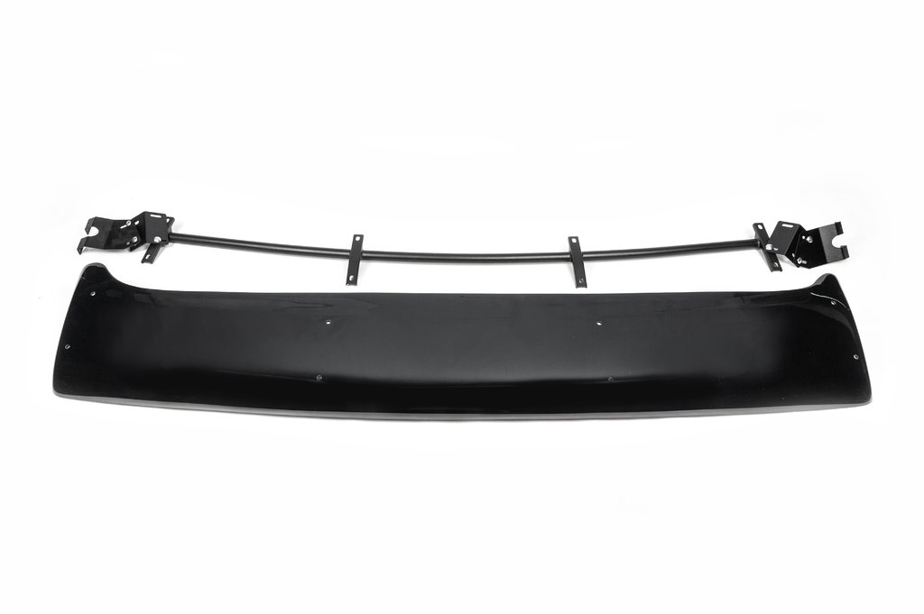 Козирьок на лобове скло (чорний глянець, 5мм) для Nissan Primastar 2002-2014 рр
