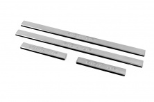 Накладки на пороги Carmos V3 (4 шт, нерж) Nissan NP300 1999-2015 рр.