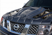 Накладка на капот (ABS) Nissan Navara 2006-2015 рр.