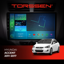 Штатна магнітола Torssen Hyundai Accent 2011-2017 NF9 Carplay