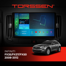 Штатна магнітола Torssen 2K Infiniti FX35/FX37/FX50 2008-2012 F9464 4G Carplay DSP
