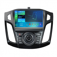 Штатна магнітола 2K Torssen Ford Focus 12-17 чорний глянець з кнопками TOP F9464 4G Carplay DSP
