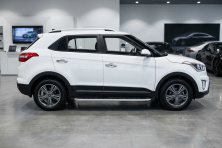 Бокові пороги BlackLine (2 шт., Алюміній) Hyundai Creta 2014-2020 рр.