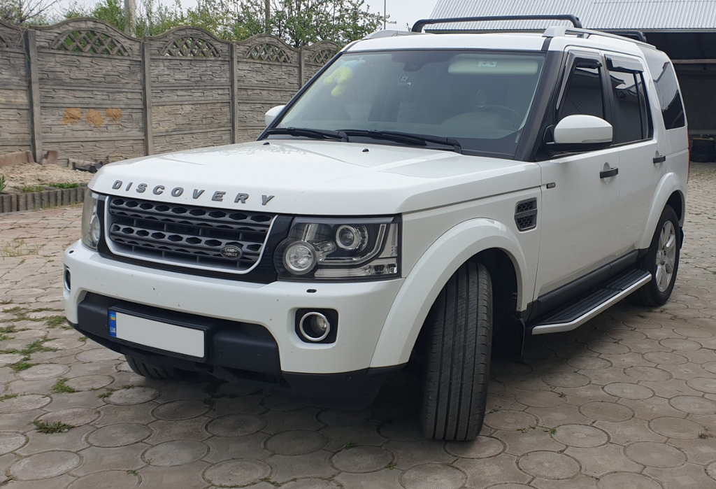 Бокові пороги Оригінал (2 шт., Алюміній) для Land Rover Discovery IV 2009-2017 рр