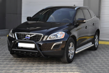 Кенгурятник WT003 Black (нерж) Volvo XC60 2009-2017 рр.