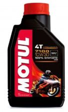 Масло 4T, 1л (синтетика, 10W-30, 7100, API SL/SJ/SH/SG) MOTUL (#104089)