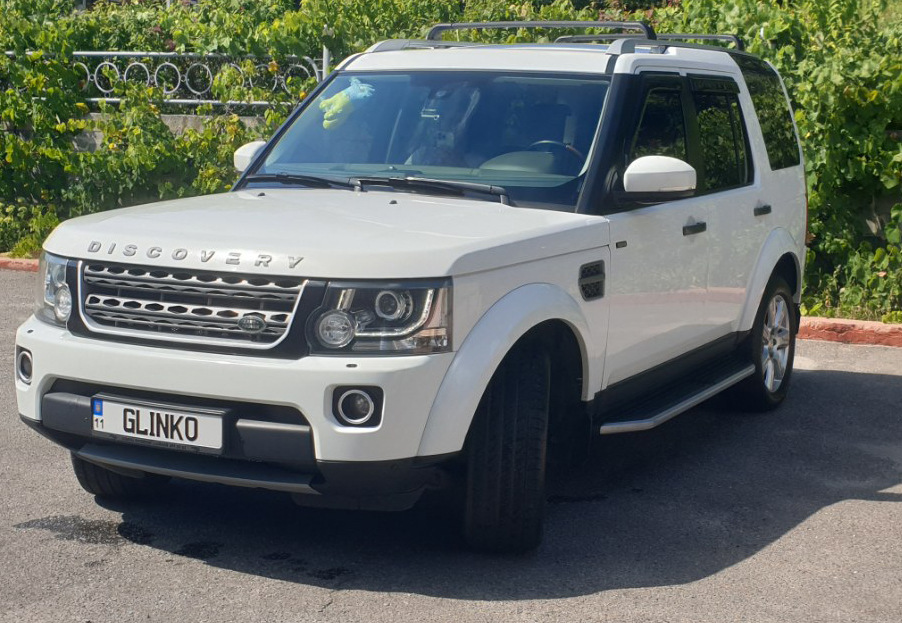 Бокові пороги Оригінал (2 шт., Алюміній) для Land Rover Discovery IV 2009-2017 рр