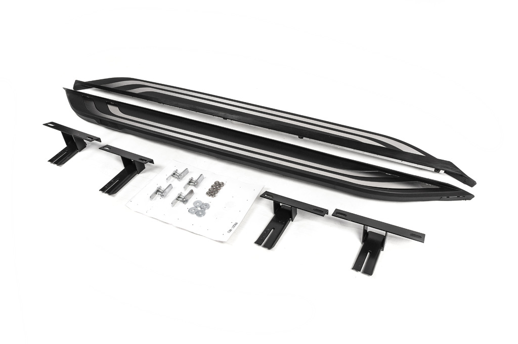 Бокові пороги OEM V2B (2 шт, алюміній) для Toyota Rav 4 2019-2025 рр