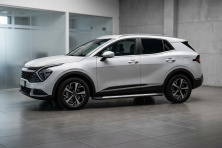 Бокові пороги Vision New Black (2 шт., Алюміній) Kia Sportage 2021- рр.