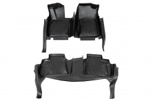Гумові килимки Niken Luxury 3D (Для ДВЗ, 3 шт) Toyota Camry 2024- рр.