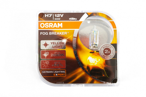 Лампа головного світла Osram H7 55W Fog Breaker 62210FBR