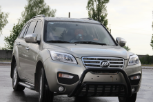 Кенгурятник WT002 Black (нерж) Lifan X60 2011- рр.