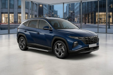Бокові пороги Maya V1 (2 шт., Алюміній) Hyundai Tucson NX4 2021- рр.