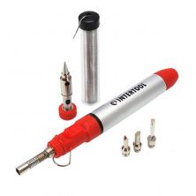 Микрогорелка 12 мл. с комплектом аксессуаров 7 ед. INTERTOOL