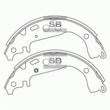 Колодки гальмівні задні Geely MK/MK2/GC6 Hi-Q