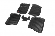 Килимки Stingray 3D (5 шт, поліуретан) Seat Toledo 2000-2005 рр.