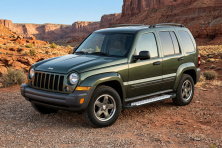Бокові пороги Allmond Grey (2 шт., Алюміній) Jeep Cherokee/Liberty 2002-2007 рр.