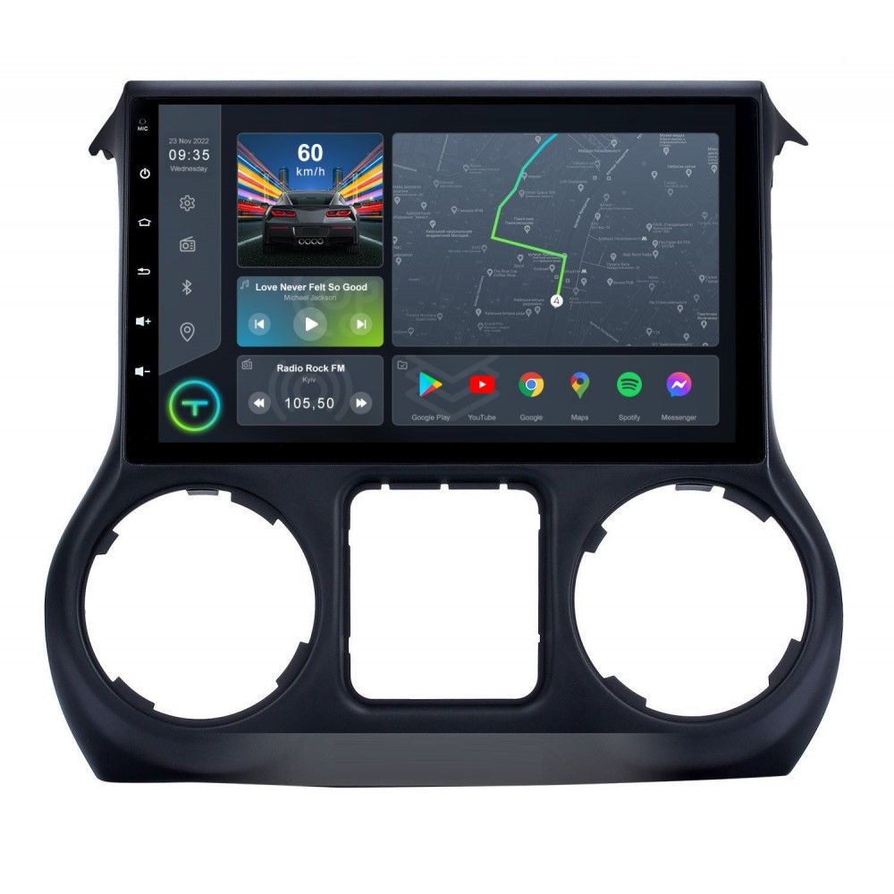 Штатна магнітола Torssen Jeep Wrangler 11-14 F9432 4G Carplay DSP