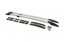 Рейлінги OmsaLine Solid (2 шт, сірі) довга база Ford Connect 2014-2021 рр.