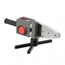 Паяльник для пластиковых труб, 850/1850 Вт, 0-300°C, насадки 20, 25, 32, 40, 50, 63 мм, металлический кейс.