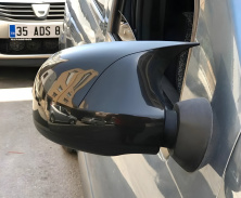 Накладки на дзеркала BMW-Style (2 шт) Renault Logan II 2013-2022 рр.
