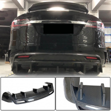 Дифузор заднього бампера (2015-2021, Карбон) Tesla Model X 2015- рр.