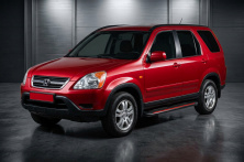 Бокові пороги Maya Red (2 шт., Алюміній) Honda CRV 2001-2006 рр.