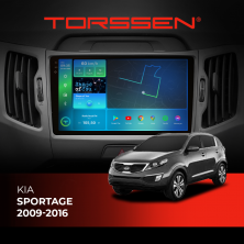 Штатна магнітола Torssen 2K Kia Sportage 2009-2016 FL9 4+64Gb 4G Carplay DSP