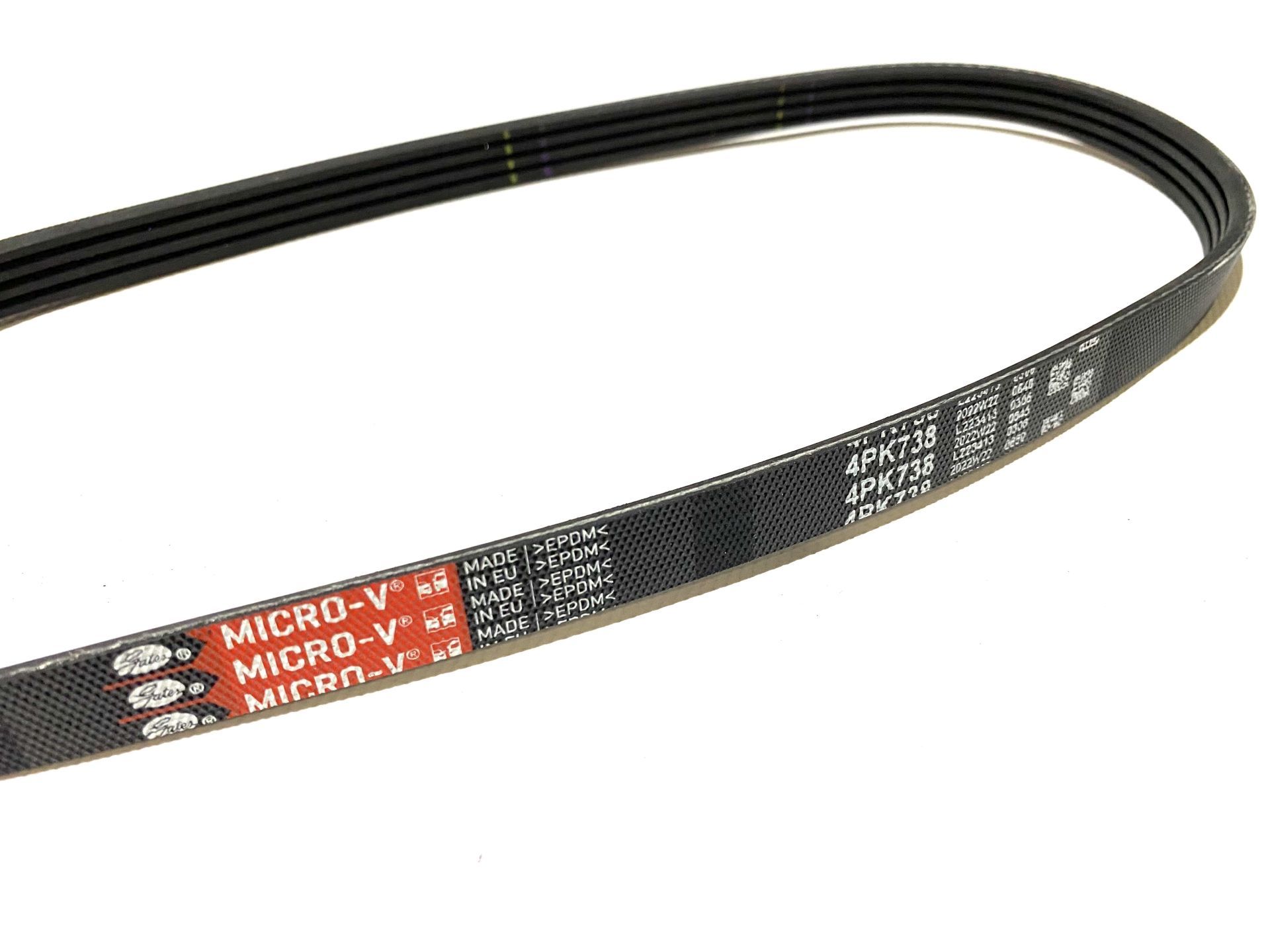 Ремінь генератора 4PK738 Chery QQ Gates