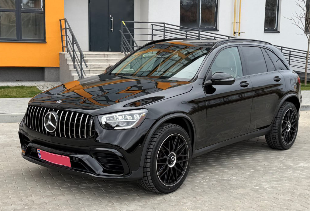 Передня решітка GT Panamericana (для GLC 43 AMG/GLC 63 AMG/AMG-Line 2019-2022) для Mercedes GLC X253 рр