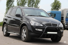 Кенгурятник WT003 Black (нерж) SsangYong Action 2005-2018 рр.