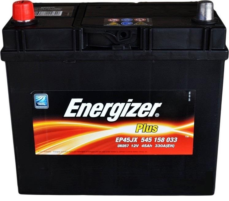 Акумулятор 45Ah-12v Energizer Plus (238х129х227), L, EN330 Азія