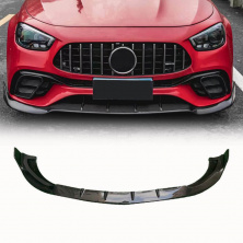 Накладка на передній бампер Lip (для E63 AMG 2020-2023, Карбон) Mercedes E-сlass W213 2016-2023 рр.
