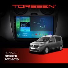 Штатна магнітола Torssen Renault Dokker 2012-2020 F9432 4G Carplay DSP