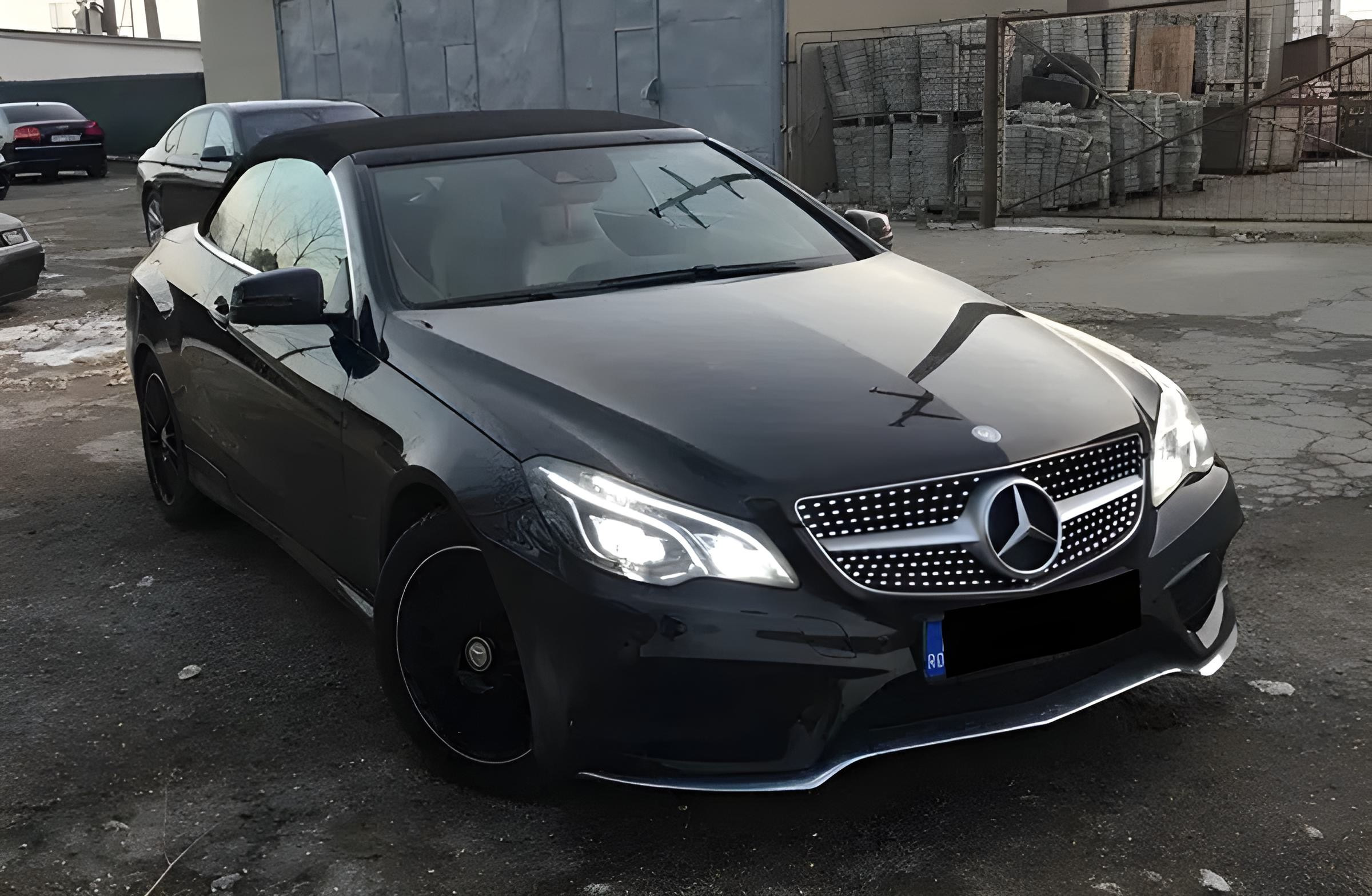 Передня решітка (2014-2016, Diamond Silver) для Mercedes E-сlass coupe C207 рр