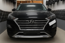 Передня і задня накладки 2019+ (2 шт) Hyundai Tucson TL 2016-2021 рр.