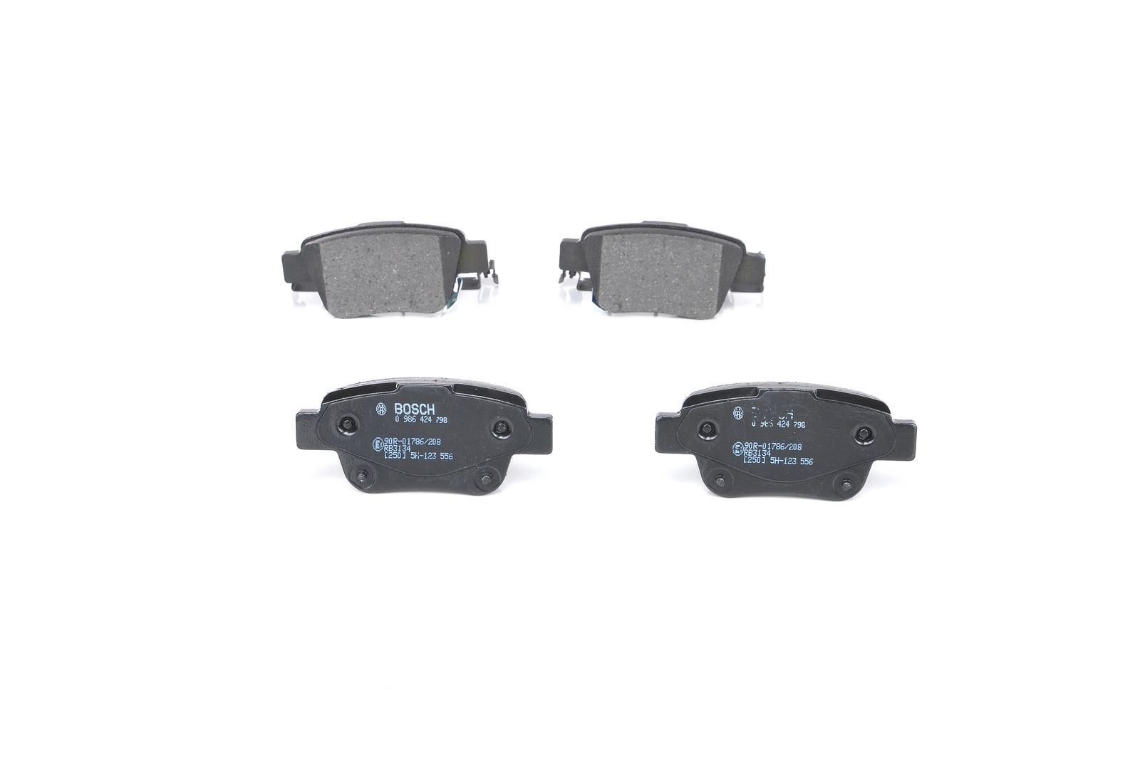 Колодки задні гальмівні Geely EC7/EC7RV BOSCH
