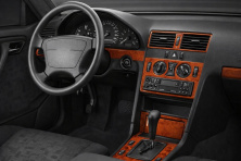Накладки на панель (1995-1997) Дерево Mercedes C-class W202 1993-2001 рр.