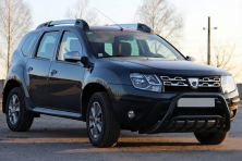 Кенгурятник WT002 Black (нерж) Dacia Duster 2008-2018 рр.