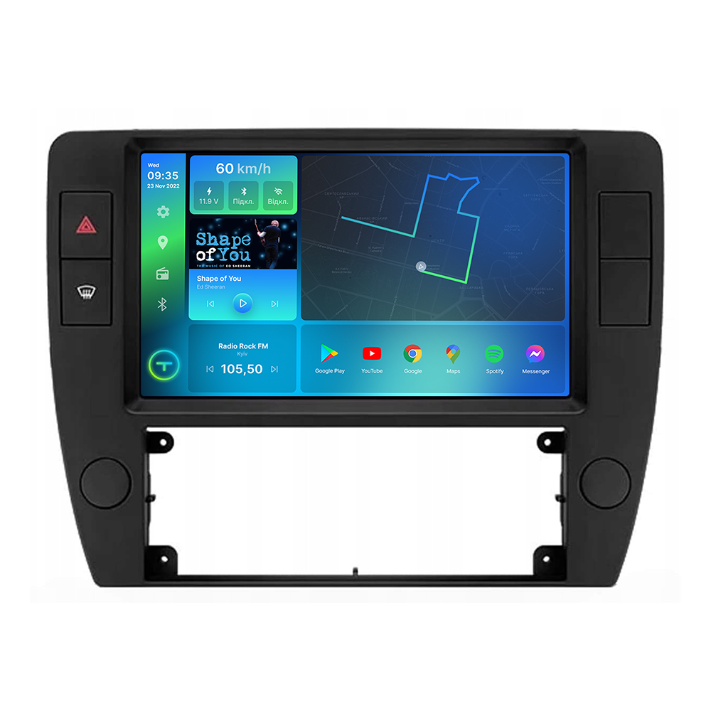 Штатна магнітола 2K Torssen VW Passat B5 FL9 4+64Gb 4G Carplay DSP
