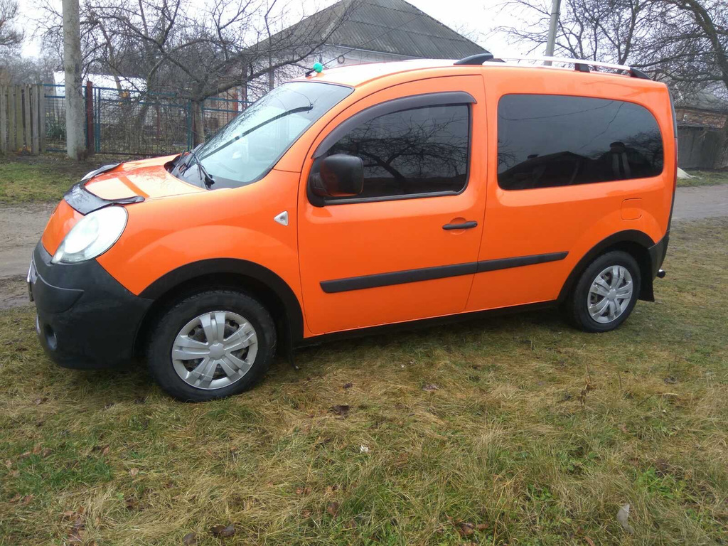 Накладки на арки (4 шт, чорні) 2008-2012, ABS пластик для Renault Kangoo рр