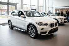 Бокові пороги Vision New Grey (2 шт., Алюміній) BMW X1 F48 2015-2022 рр.