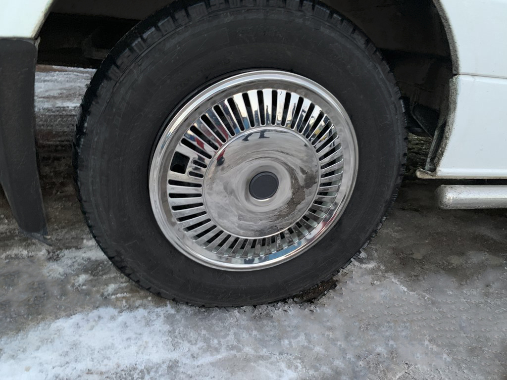 Ковпаки з нержавійки Зірка (1-катковий, 4 шт) для Mercedes Sprinter W906 2006-2018 рр