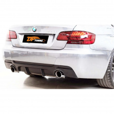 Дифузор заднього бампера DPT (для E92 M-Sport, чорний глянець) BMW 3 серія E92/E93 2006-2013 рр.