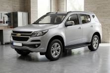 Бокові пороги Allmond Black (2 шт., Алюміній) Chevrolet Trailblazer 2012-2019 рр.