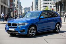 Бокові пороги Maya Blue (2 шт., Алюміній) BMW X5 F15 2013-2018 рр.